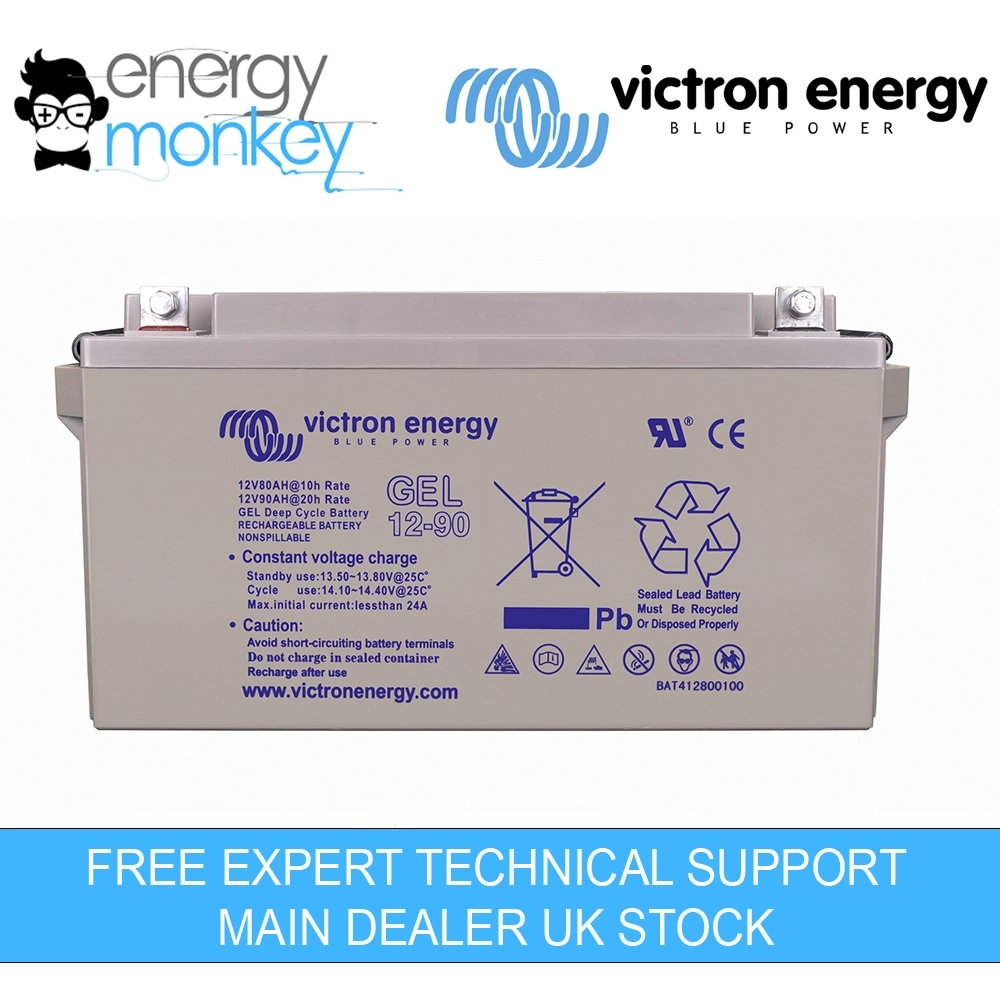 Victron 12V/90Ah Gel Deep Cycle Batt. I Energy Monkey Ltd