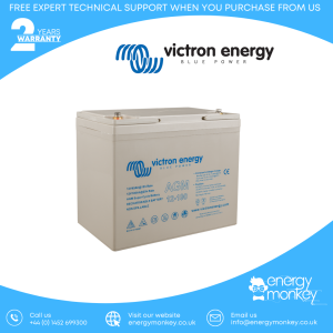 Victron  12V/100Ah AGM Super Cycle Batt. (M6) (BAT412110081)