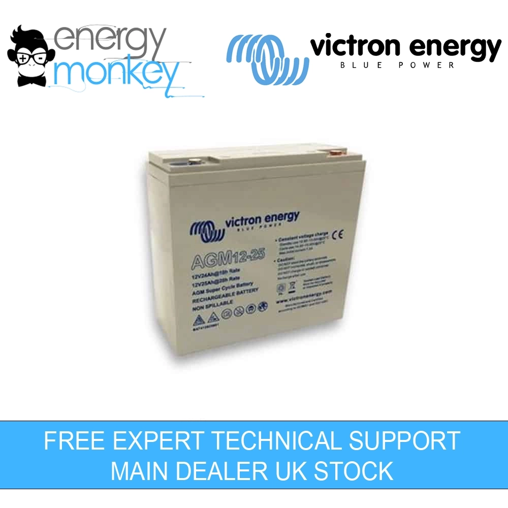 Victron 12V/25Ah AGM Super Cycle Batt. (M5) (BAT412025081)