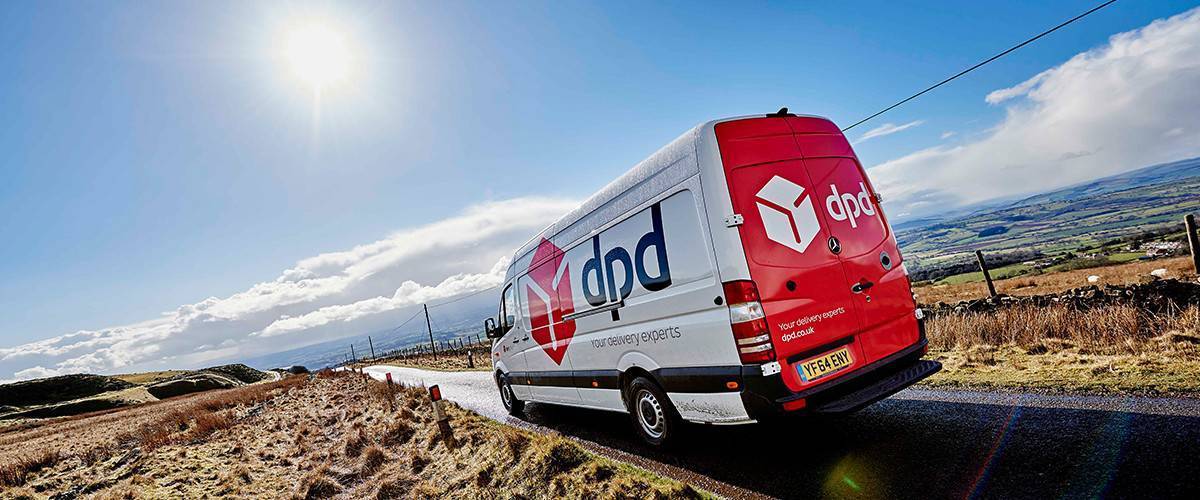 DPD Mercedes sprinter delivery van
