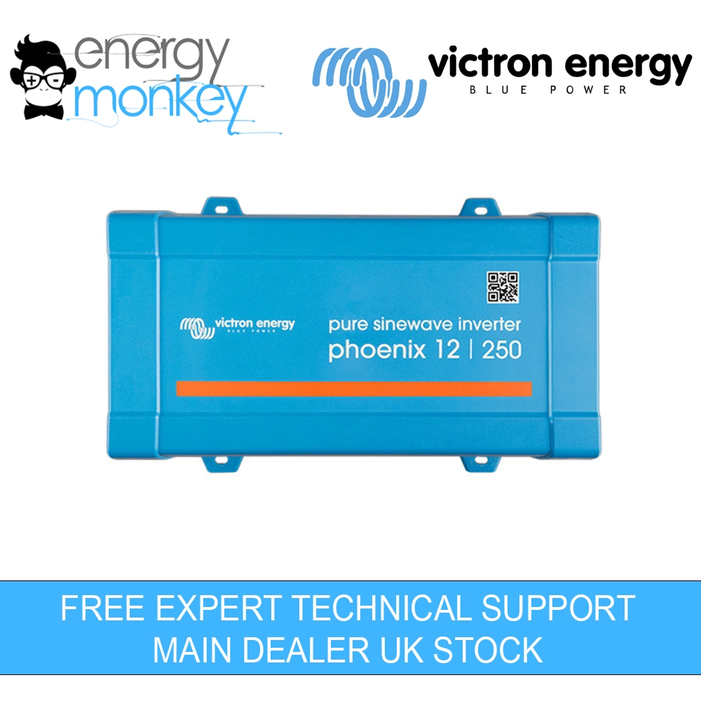 Victron Phoenix Inverter 12/250 230V VE.Direct UK (PIN121251400)