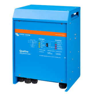 Quattro 12V 3000VA 120A 230VAC left view