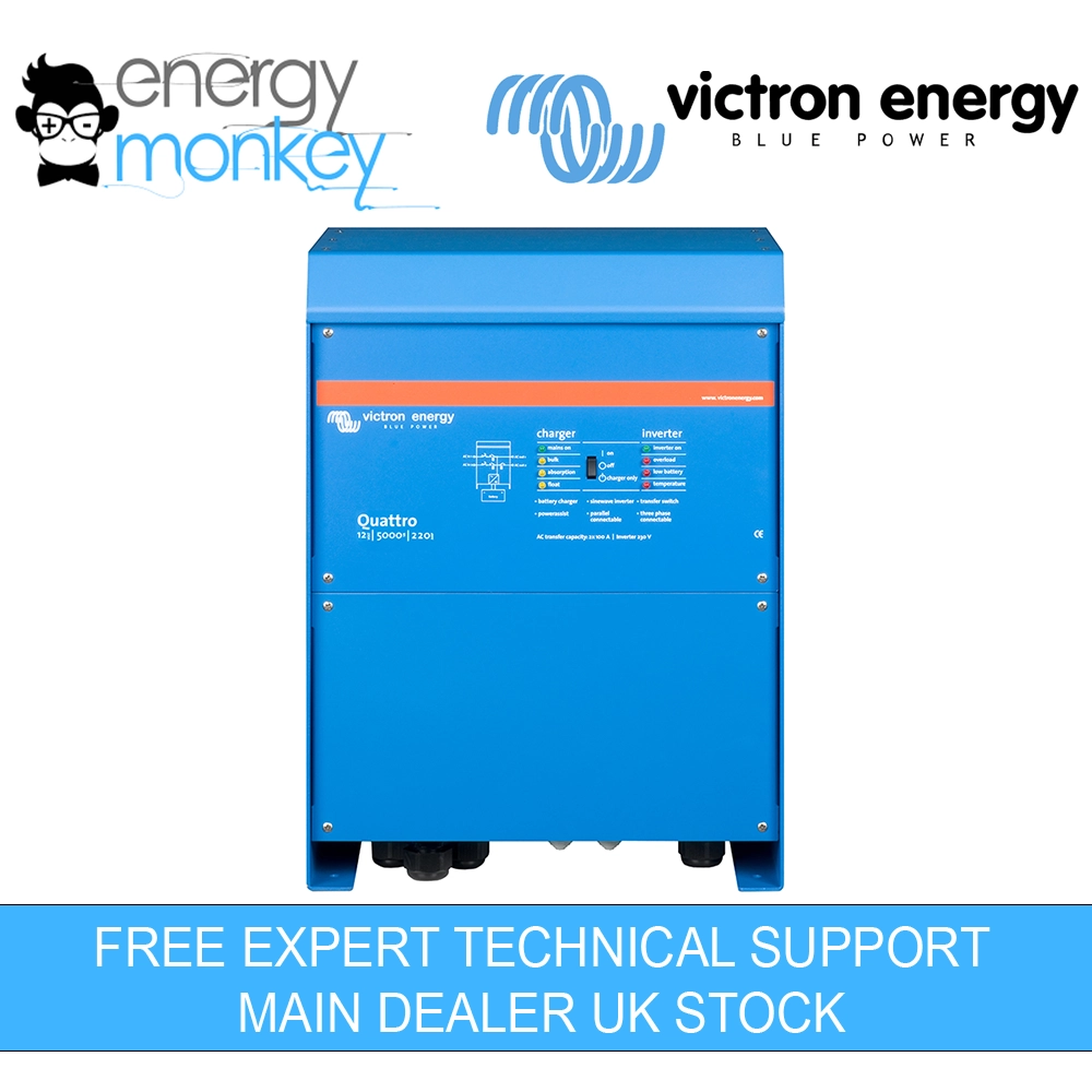 Quattro 12V 5000VA Inverter Charger QUA125020000 Front View