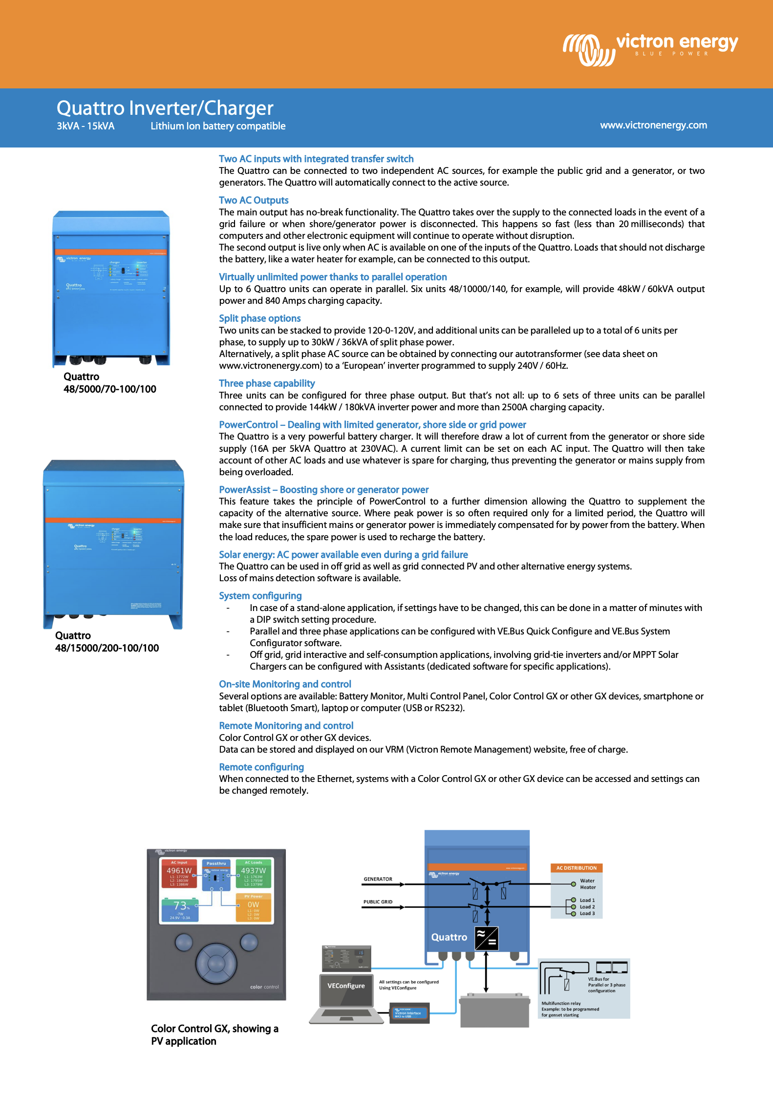Quattro Datasheet page1 UK