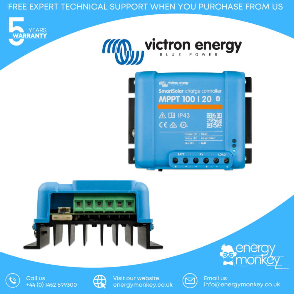 SmartSolar MPPT 100/20 (up to 48V)