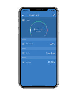 Victron Connect app display on iphone