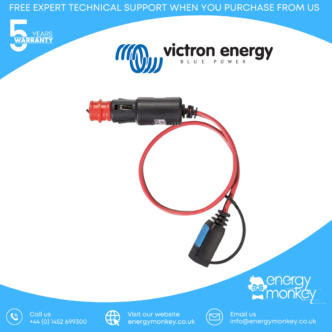 Victron 12 Volt plug (cigarette plug with 16A fuse) (BPC900300014)
