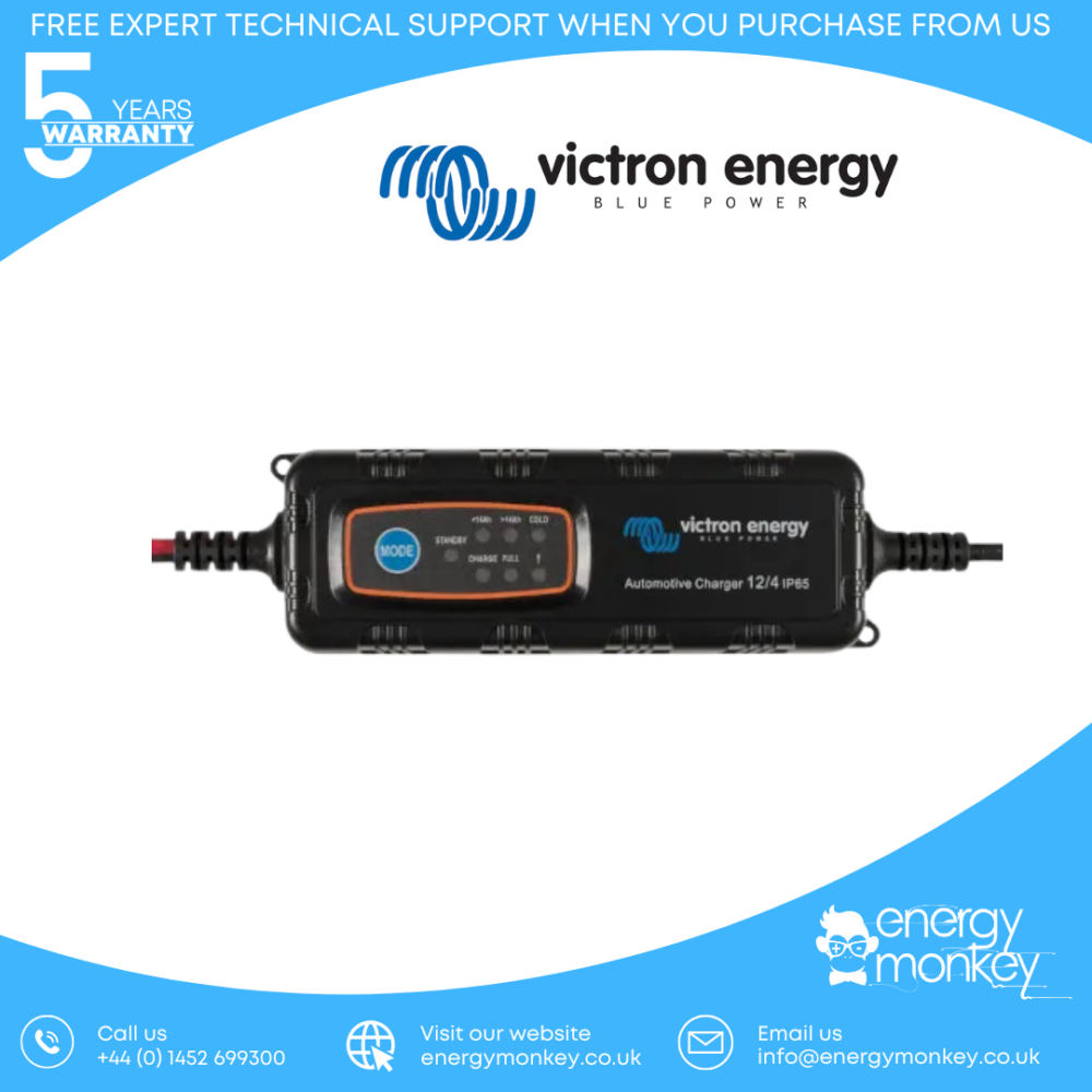 Victron Automotive IP65 Charger 12V/4A-12V/1A