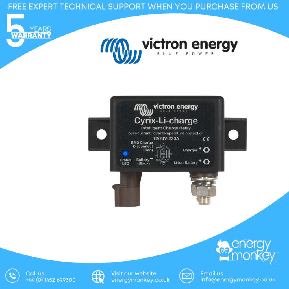 Victron Cyrix-ct 12/24V-230A intelligent battery combiner