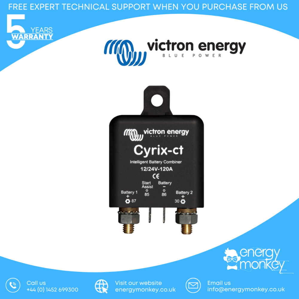 Victron Cyrix-ct 12/24V-120A intelligent battery combiner
