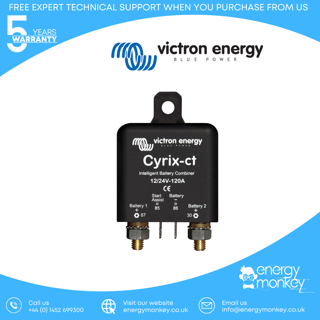 Victron Cyrix-ct 12/24V-120A intelligent battery combiner