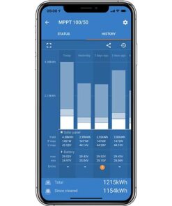 Victron Energy MPPT100 SMART DISPLAY ON MOBILE