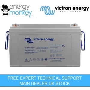 Victron Lead Carbon 12V 106Ah Battery front view