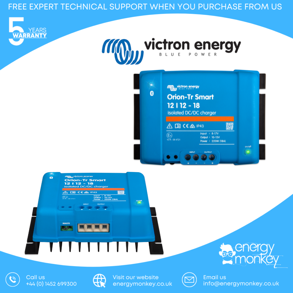 Orion-Tr Smart 12/12-18A (220W) Isolated DC-DC charger