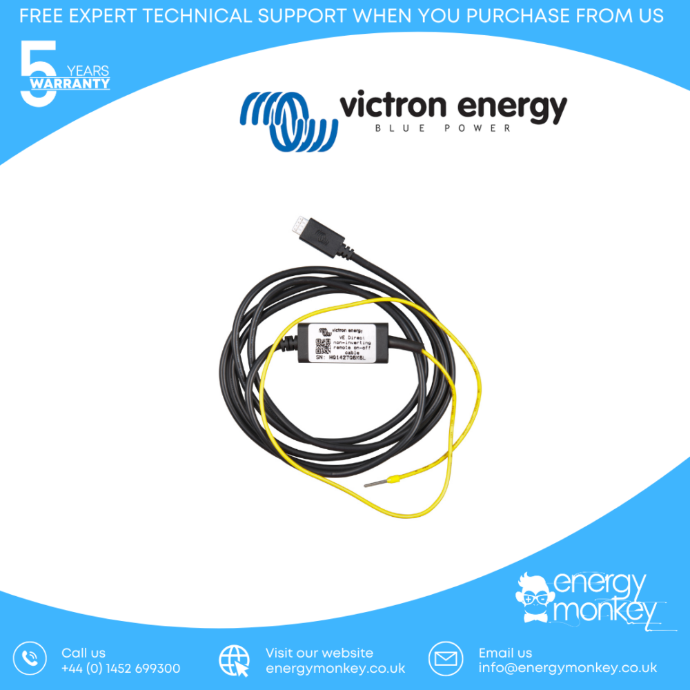 Victron VE.Direct non-inverting remote on-off cable (ASS030550320)