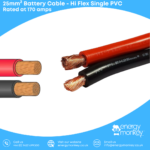 Battery Cable - Hi Flex Single PVC - 25mm²