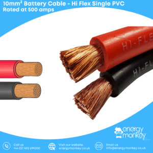 Battery Cable – Hi Flex Single PVC – 10mm²