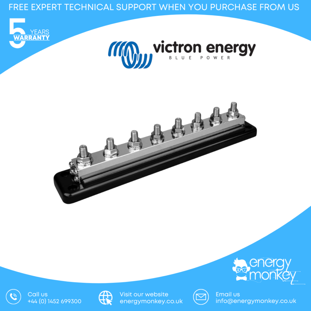 Victron Busbar 600a 8P + Cover