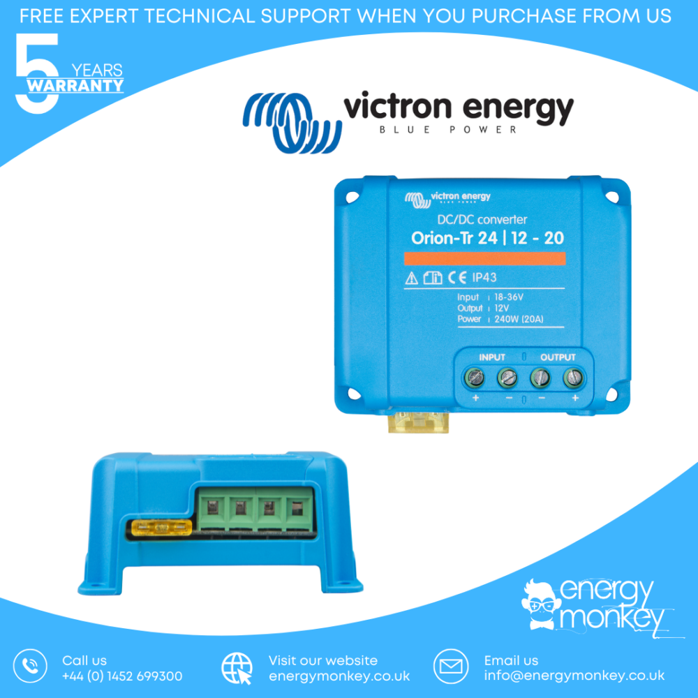 Victron Orion-Tr 24/12-20 (240W) DC-DC converter (ORI241220200)