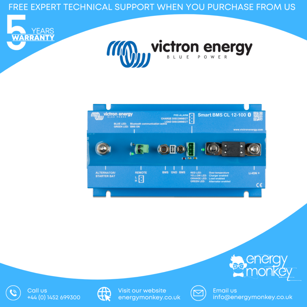 Victron Smart BMS CL 12-100 (BMS110022000) - BLUETOOTH