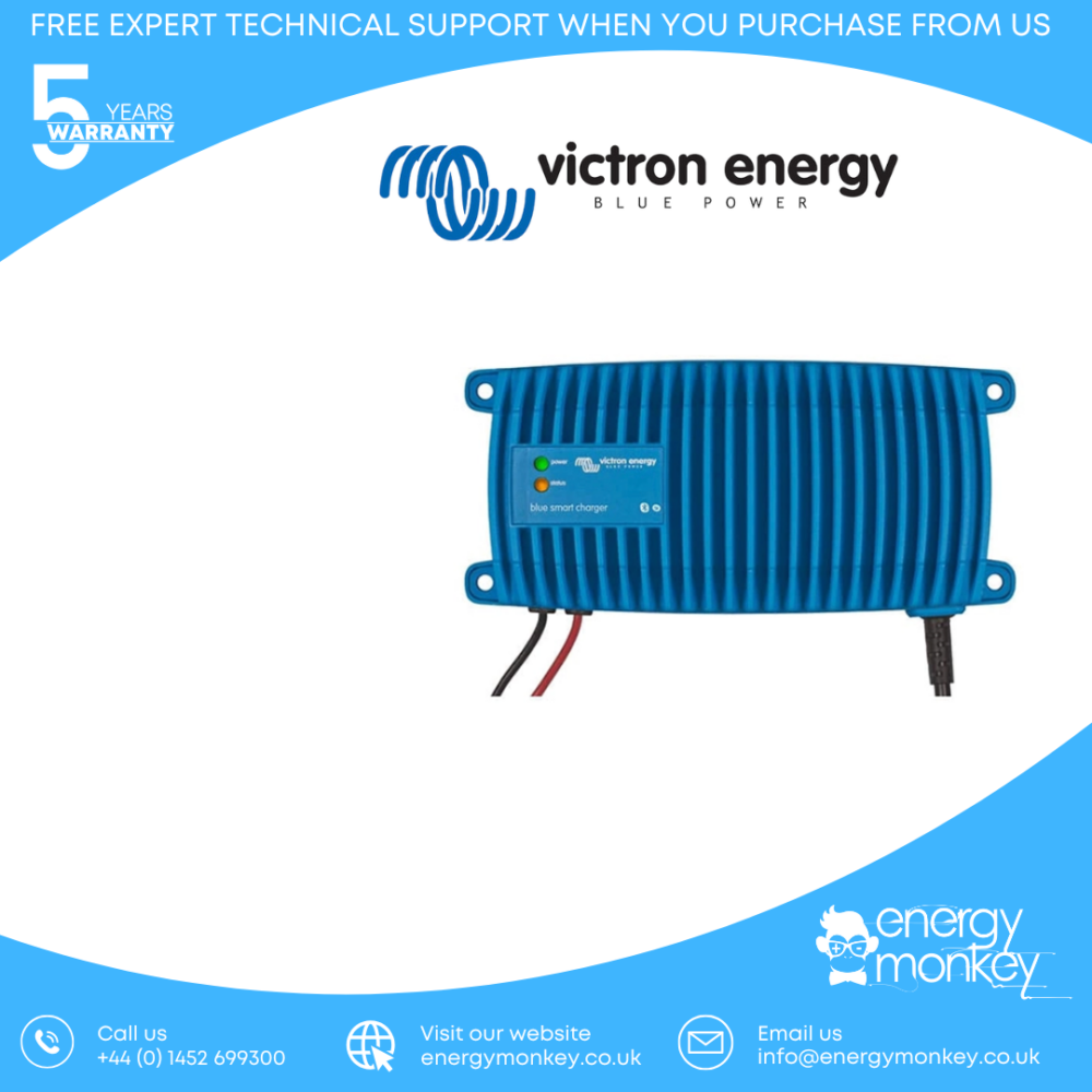 Victron Blue Smart IP67 Charger 24/12(1)120V NEMA5-15 (BPC241247106)