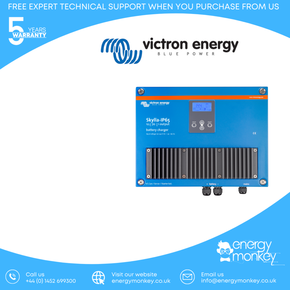 Victron Skylla-IP65 12/70(1+1) 120-240V