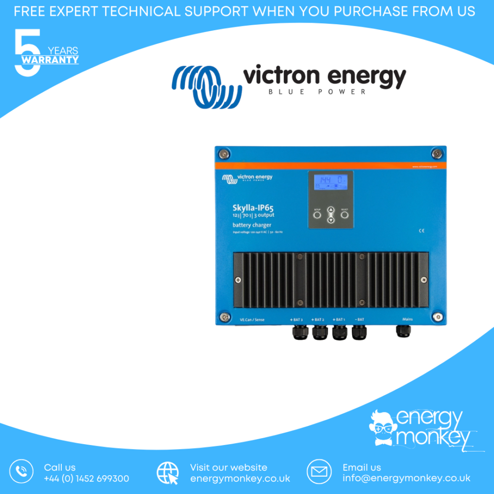 Victron Skylla-IP65 12/70(3) 120-240V