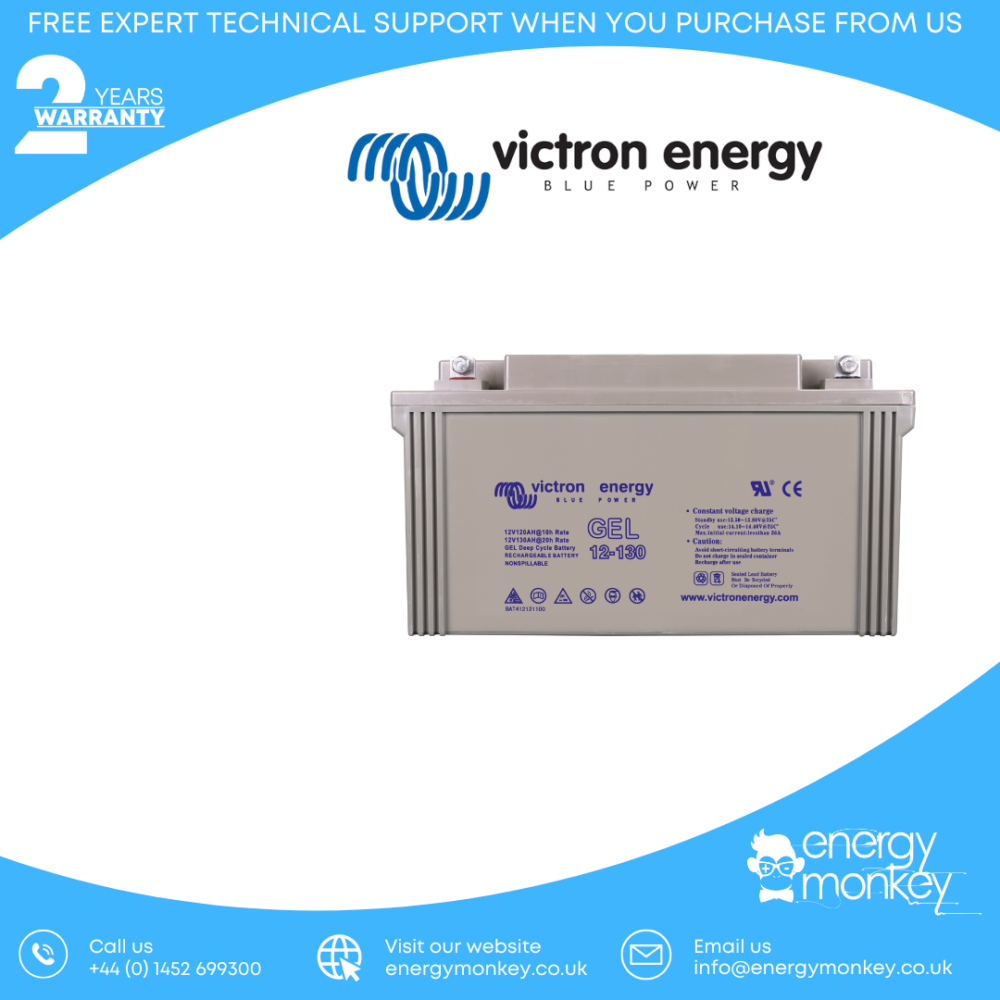 Victron 12V/130Ah Gel Deep Cycle Batt