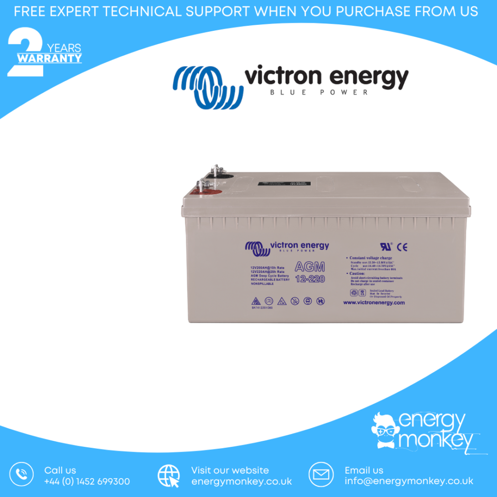 Victron 12V/220Ah Gel Deep Cycle Batt