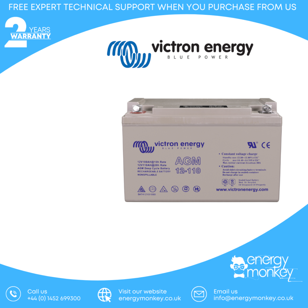 Victron 12V/110Ah Gel Deep Cycle Batt