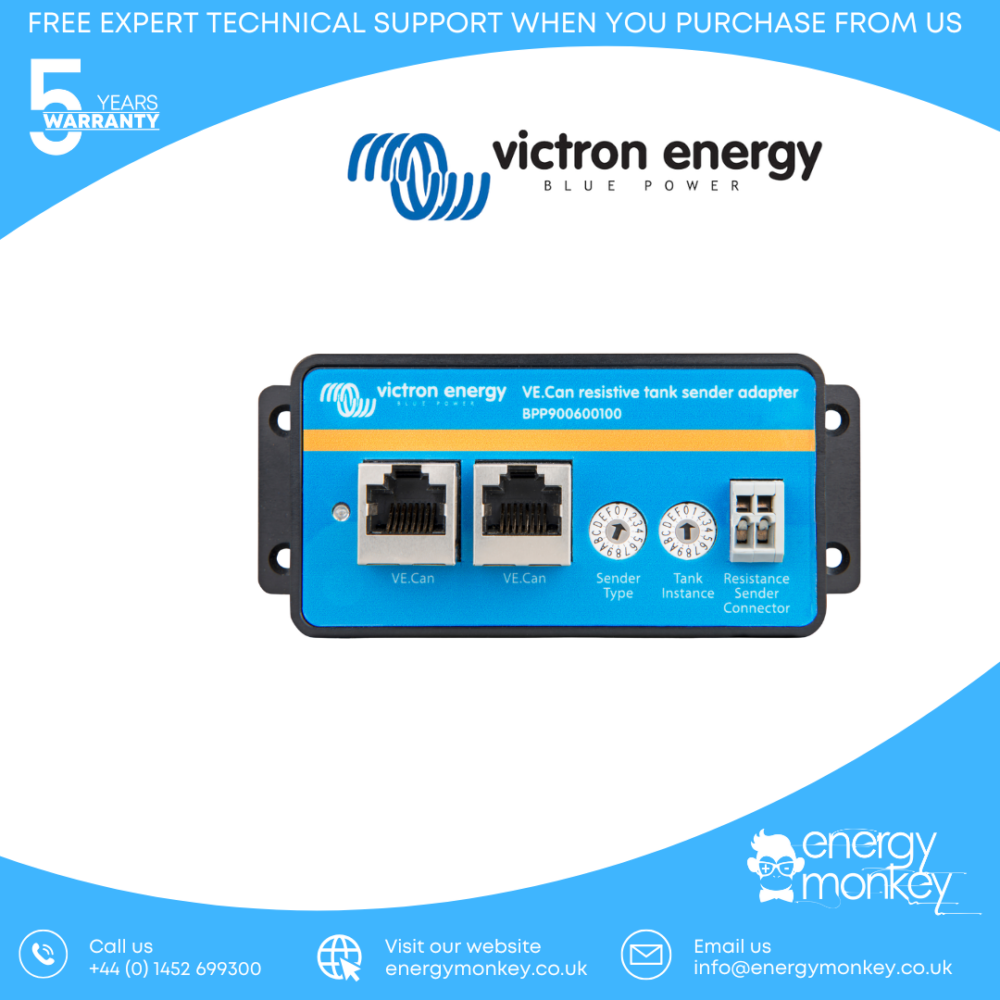 Victron VE.Can Resistive Tank Sender Adapter
