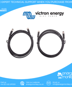 Victron M8 circular connector Male/Female 3 pole cable 5m (bag of 2