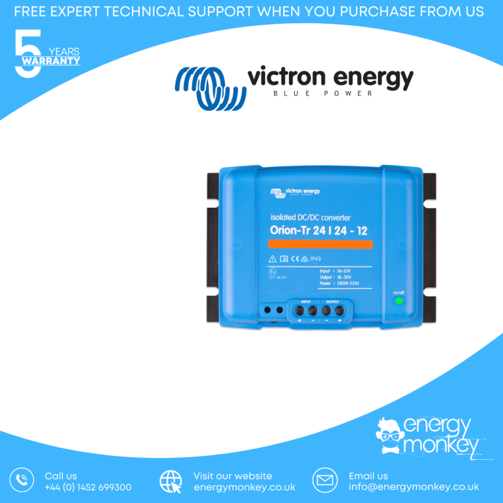 Victron Orion-Tr 24/24-12A (280W) Isolated DC-DC Converter