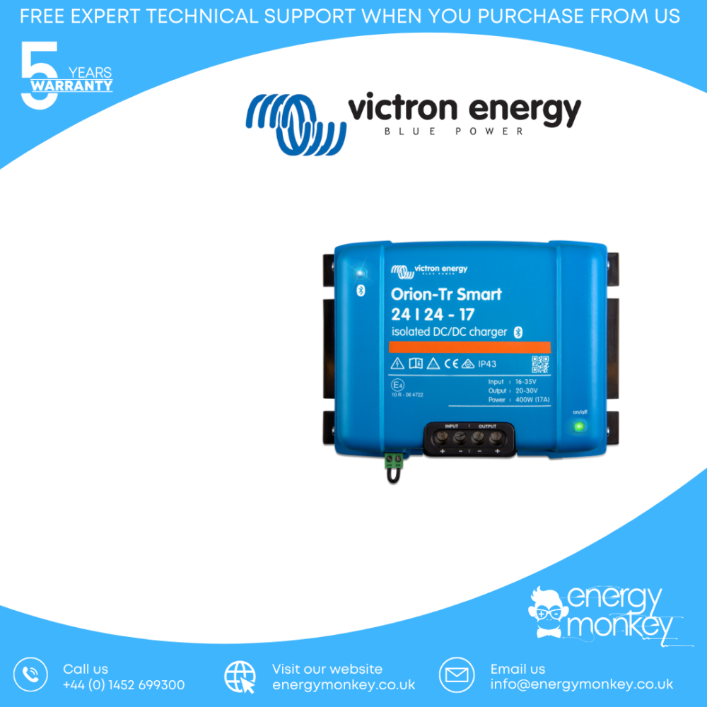 Victron Orion-Tr Smart 24/24-17A (400W) Isolated DC-DC Charger