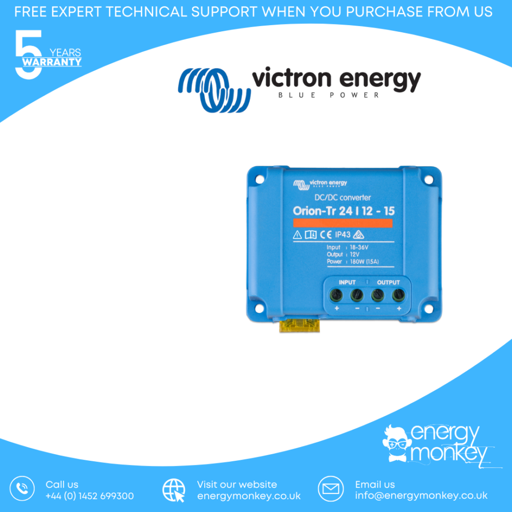 Victron Orion-Tr 24/12-15 (180W) DC-DC Converter (ORI241215200)