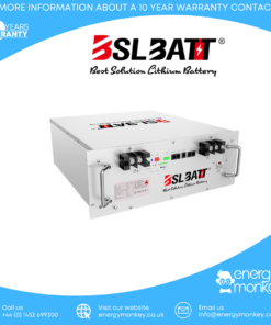 BSLBATT® 51.2V 50Ah 2.56kWh RACK MOUNTED Energy Storage Battery (Main UK Dealer)