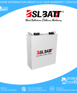 Alternative view of BSLBATT® 51.2V 50Ah 2.56kWh RACK MOUNTED Energy Storage Battery (Main UK Dealer)