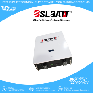 Alternative view of BSLBATT® 51.2V 100Ah 5.12kWh POWERWALL Energy Storage Battery (Main UK Dealer)