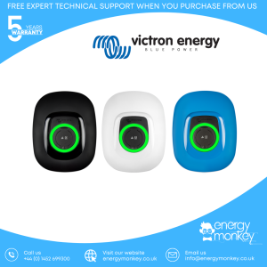 Alternative view of Give Your EV Charger a Stealth Upgrade! Victron EV Charging Station NS - Black Front Cover (EVC200300310)