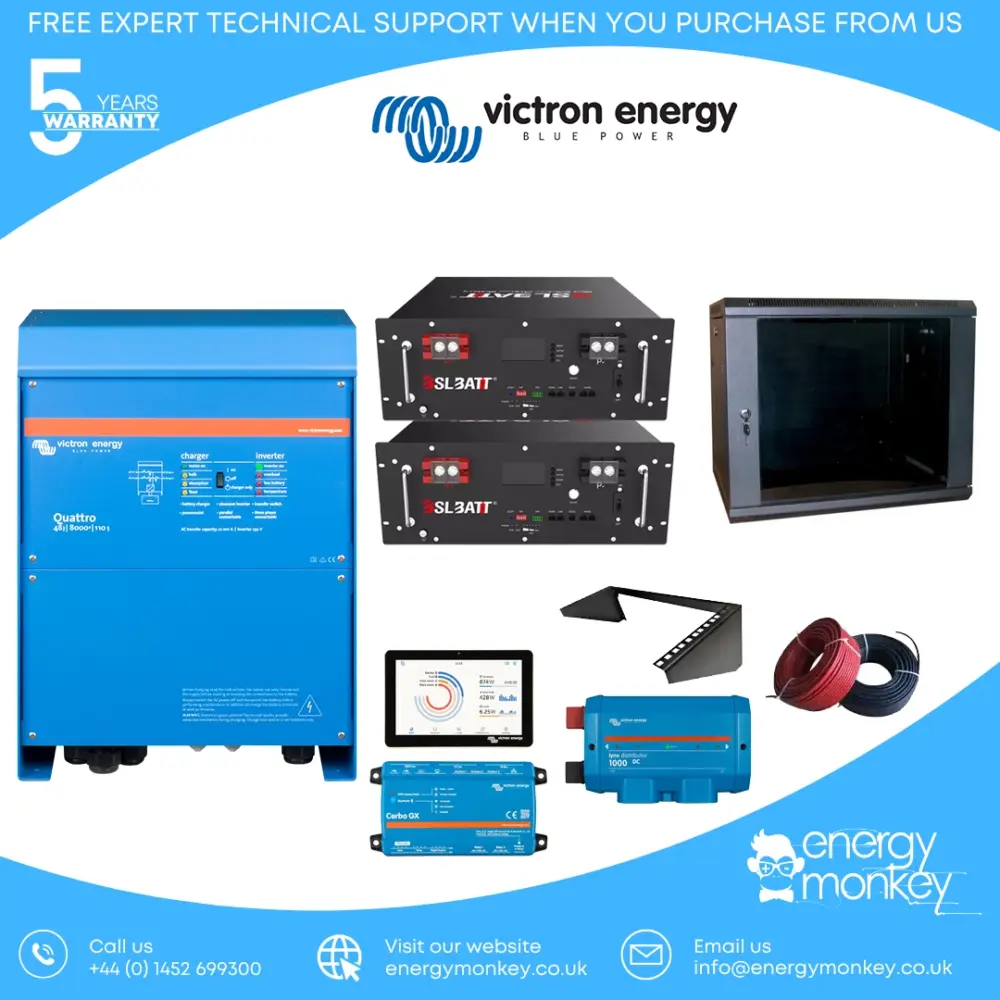 Single Phase Off Grid Battery Storage with BSL – 8kVA