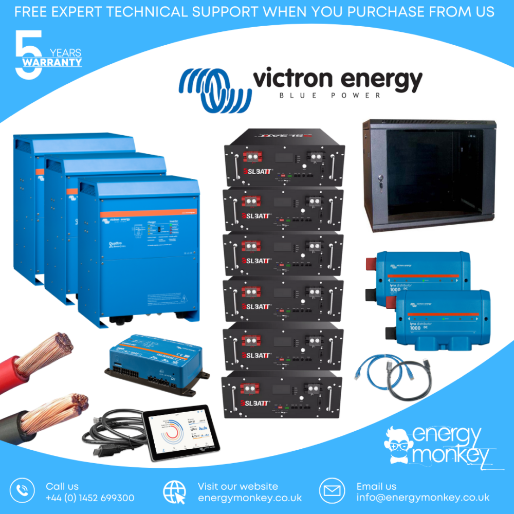 Three Phase Off Grid Battery Storage with BSL - 24kVA