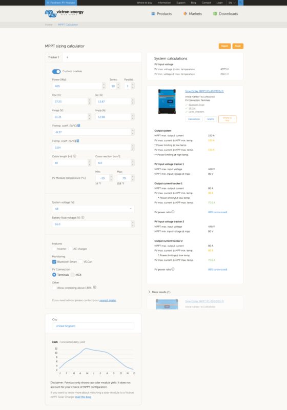 MPPT Calculation Example