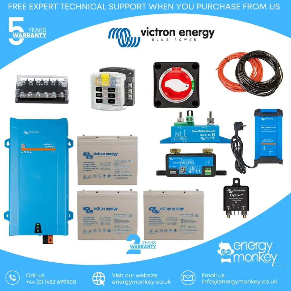 Camper Basic Electrics 12v 1.6kVA AGM