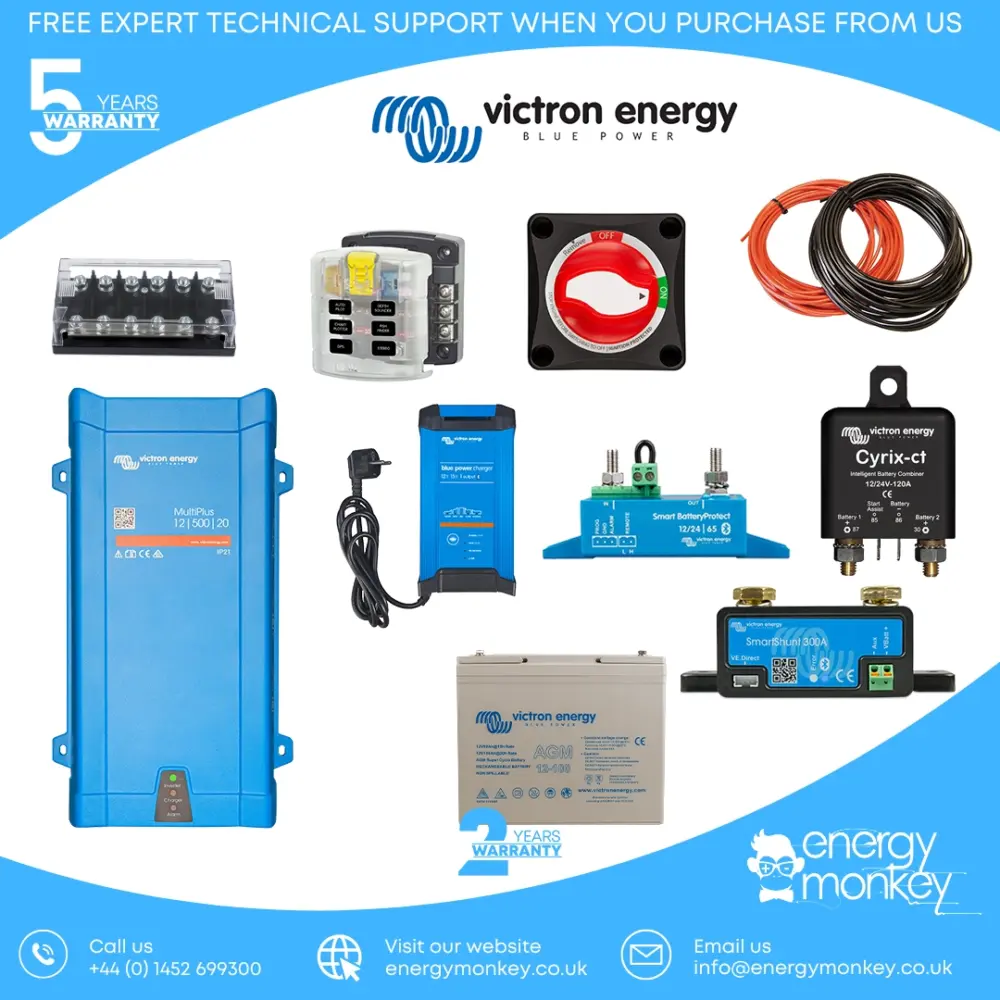 Camper Basic Electrics 12v 500VA AGM