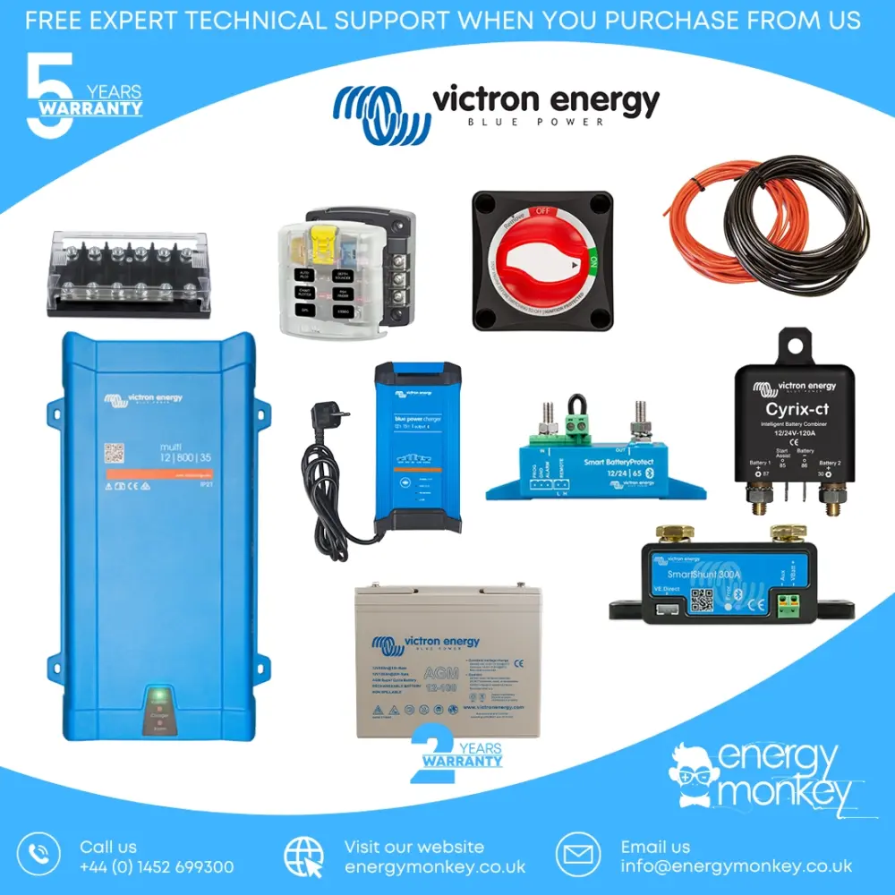 Camper Basic Electrics 12v 800VA AGM