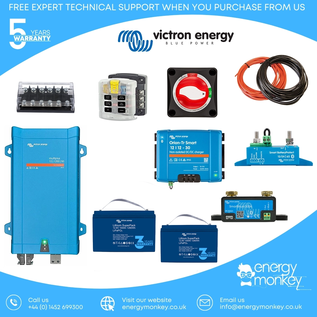 Camper Basic+ Electrics 12v 1.2kVA Lithium SuperPack