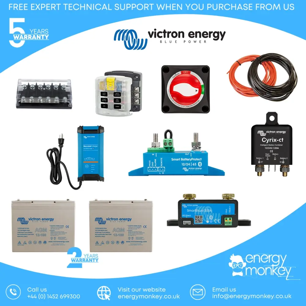 Camper Basic Electrics 12v 200ah AGM