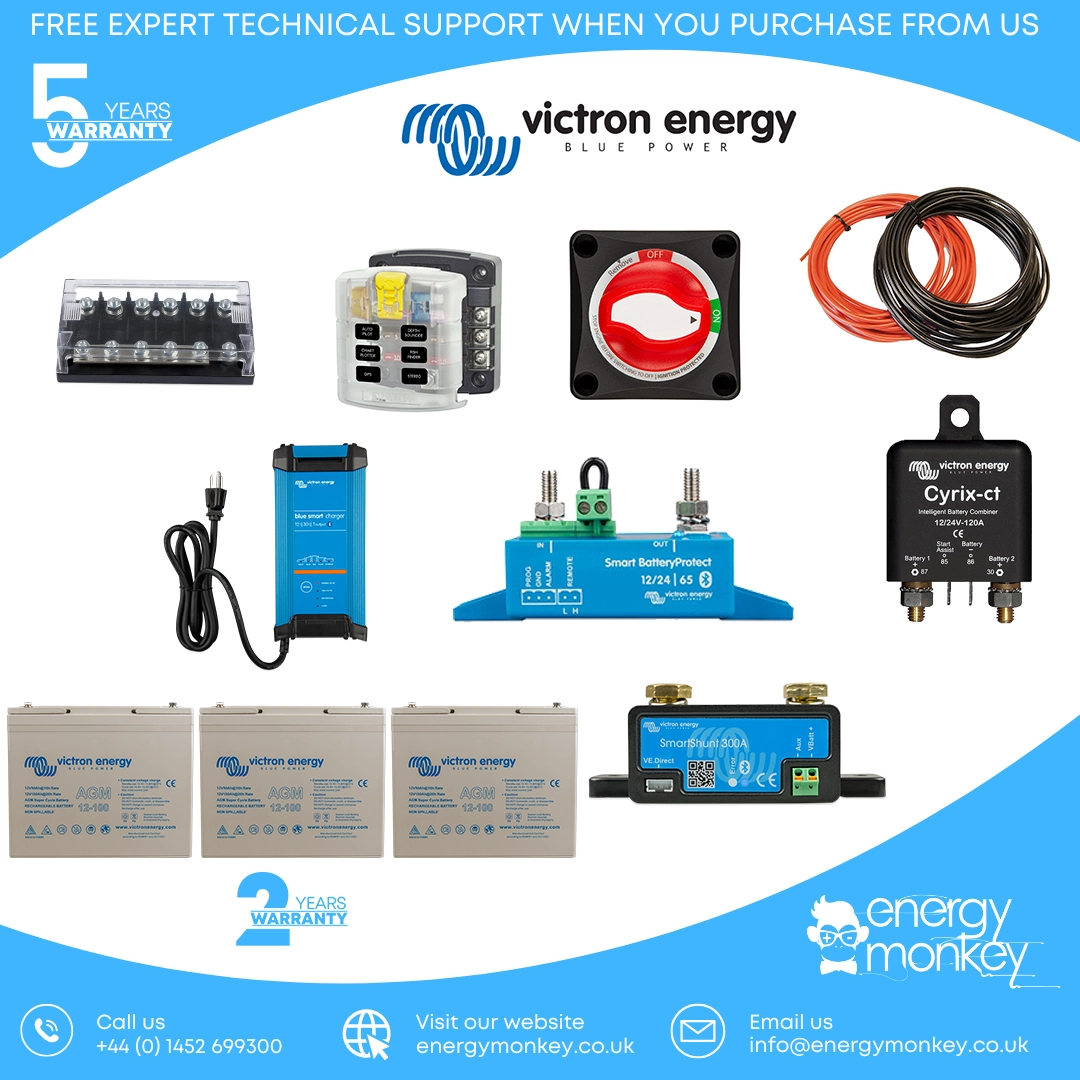 Camper Basic Electrics 12v 300ah AGM