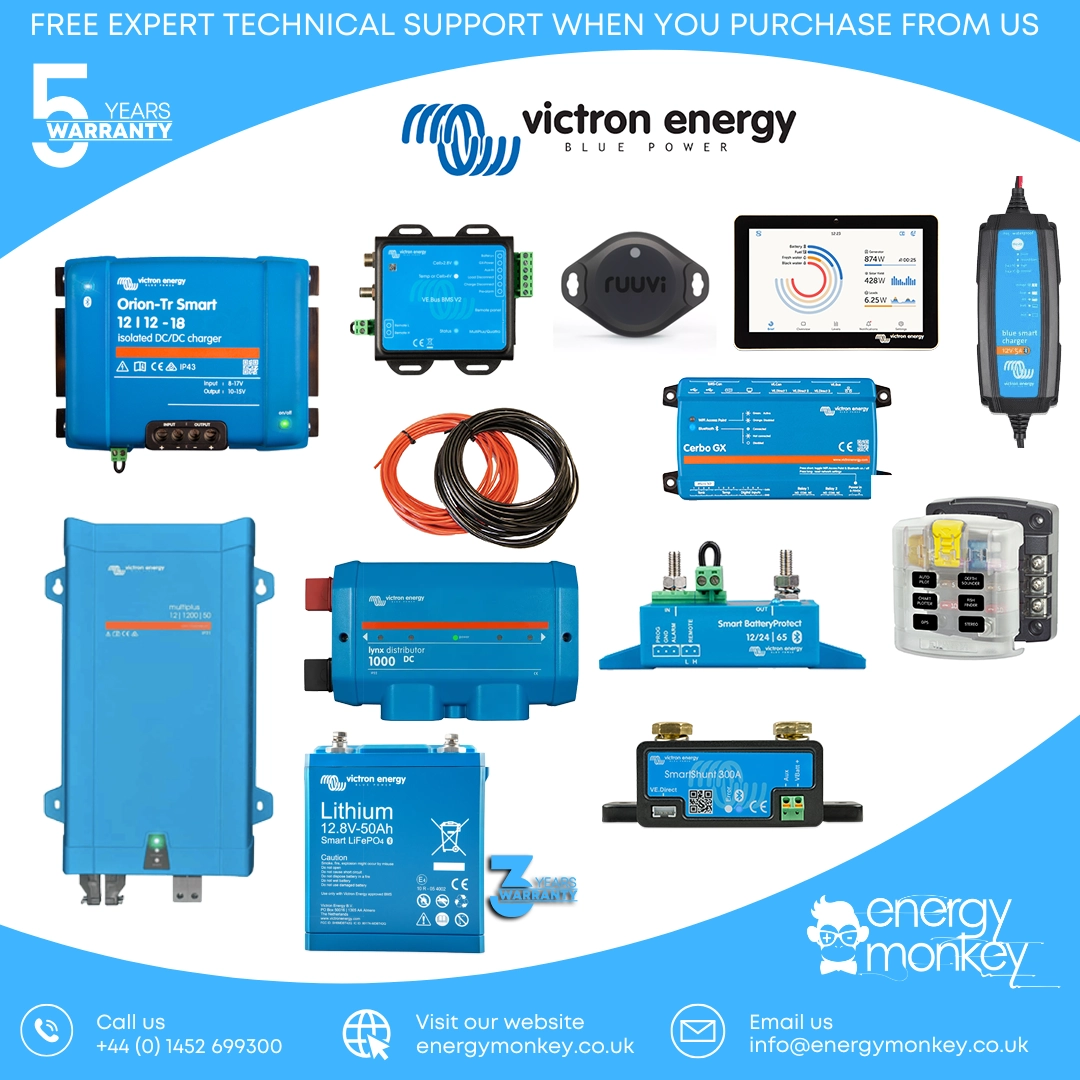 Camper Pro Electrics 12v 1.2kVA Smart Lithium