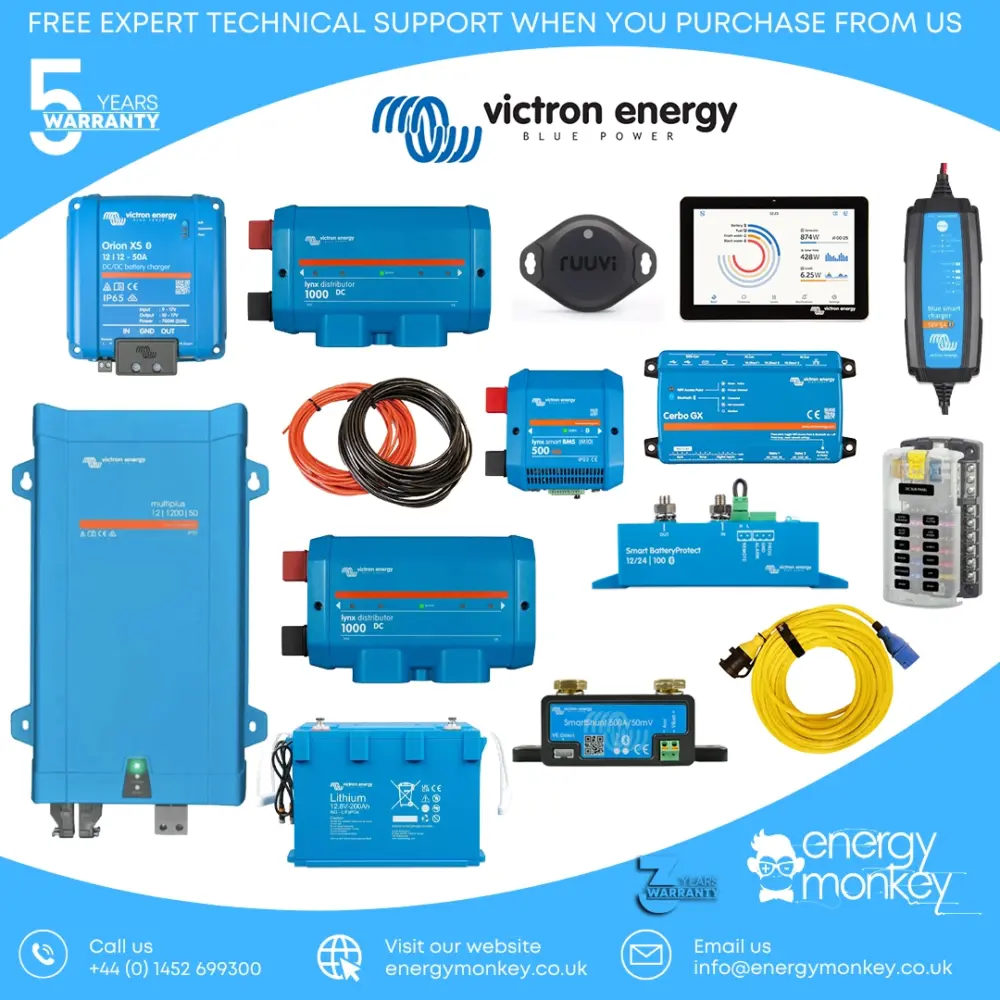 Camper Ultimate Electrics 12v 1.2kVA NG Lithium